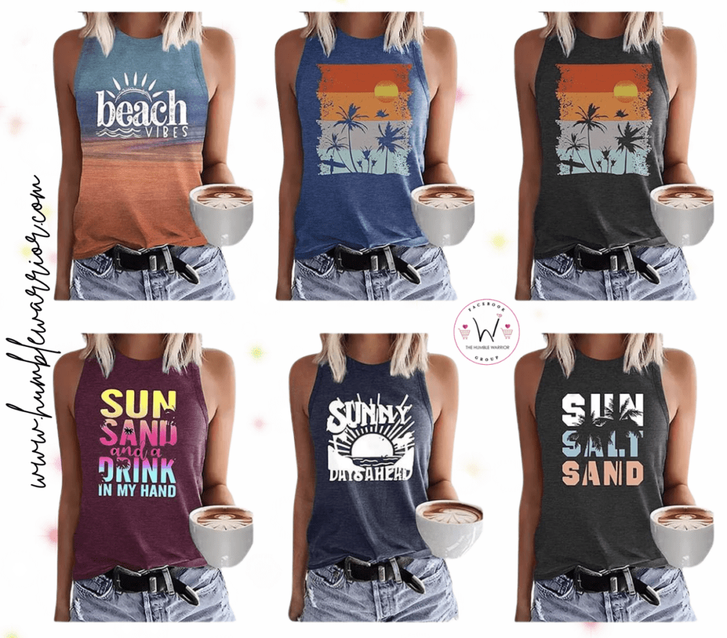 Hawaiian Beach tank tops!